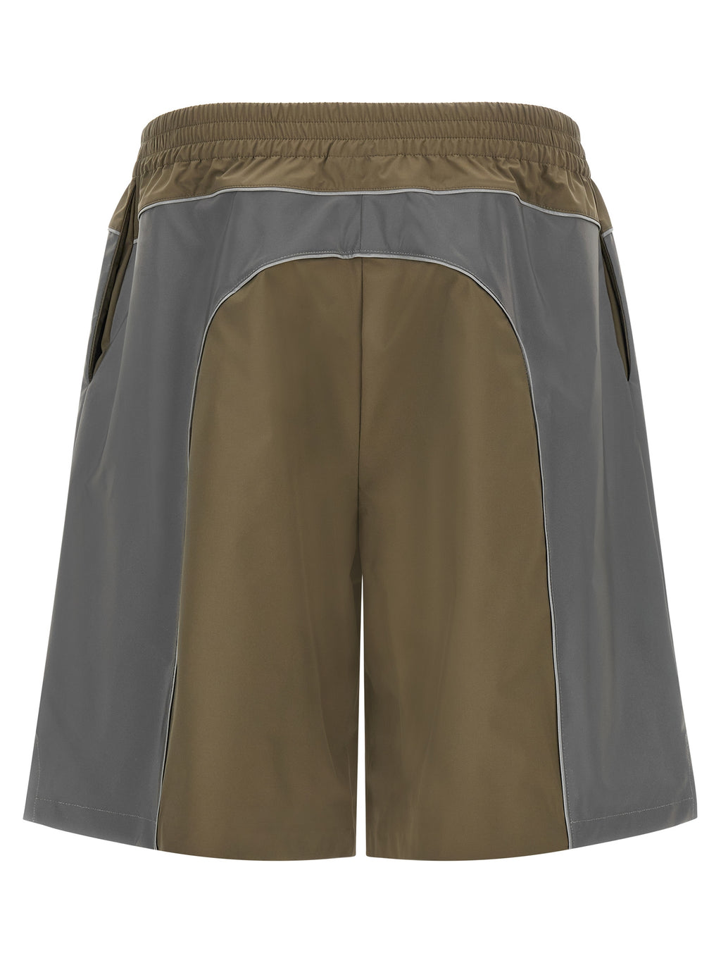 Balenciaga Gray Polyester Bermuda Shorts
