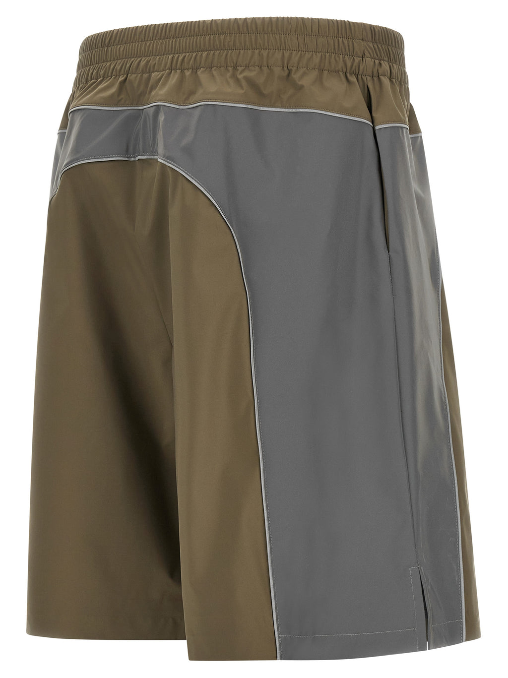 Balenciaga Gray Polyester Bermuda Shorts