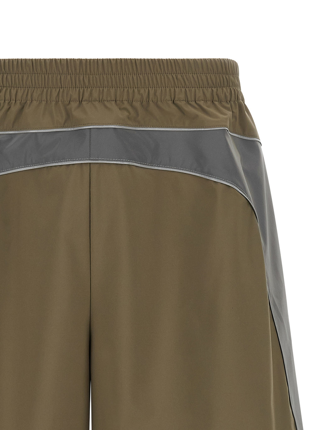 Balenciaga Gray Polyester Bermuda Shorts