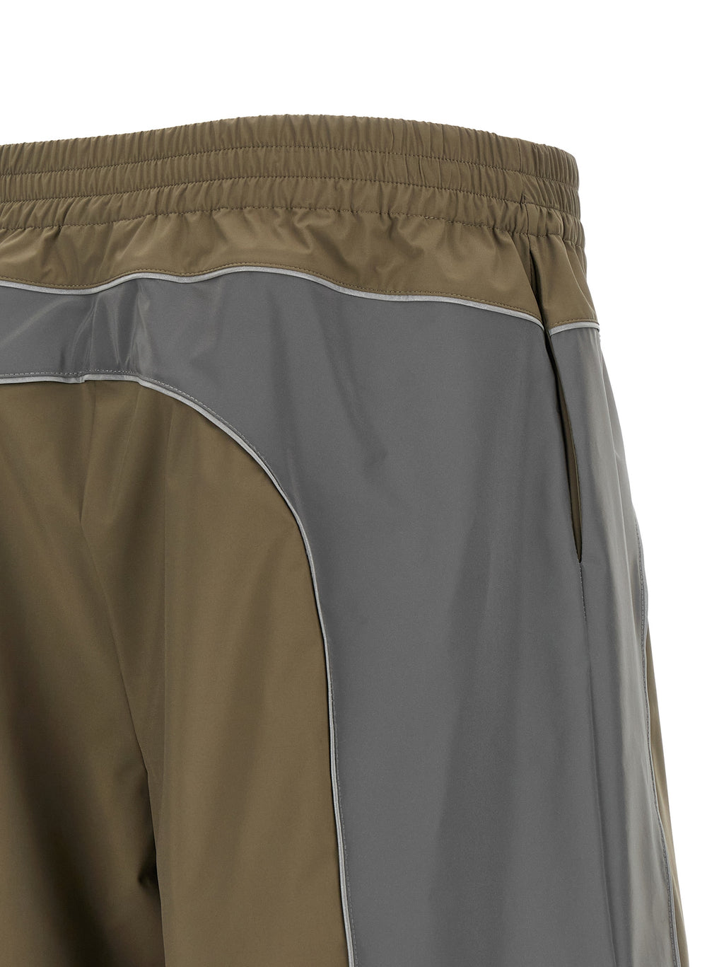 Balenciaga Gray Polyester Bermuda Shorts