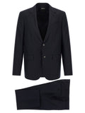 ZEGNA Blue Wool Two-Piece Suit