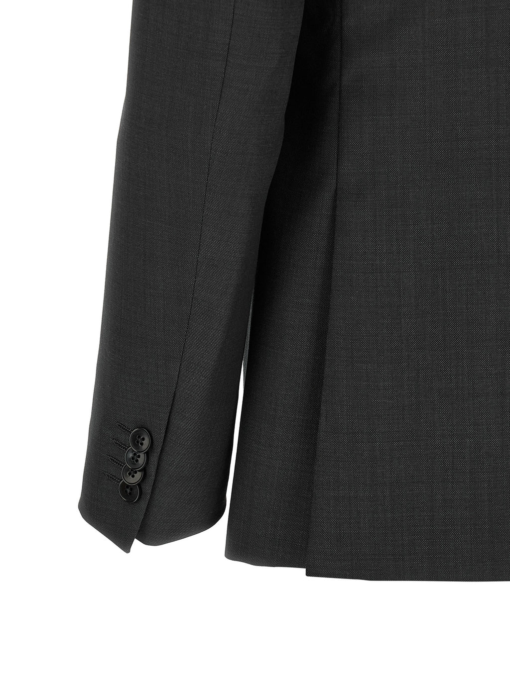 ZEGNA Gray Wool Two-Piece Suit