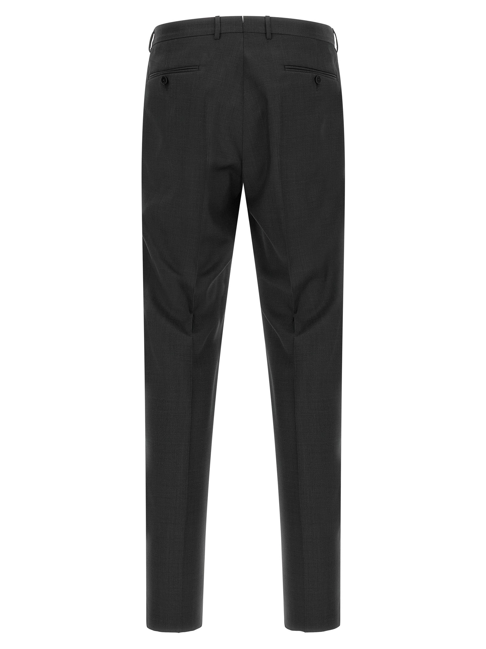 ZEGNA Gray Wool Two-Piece Suit