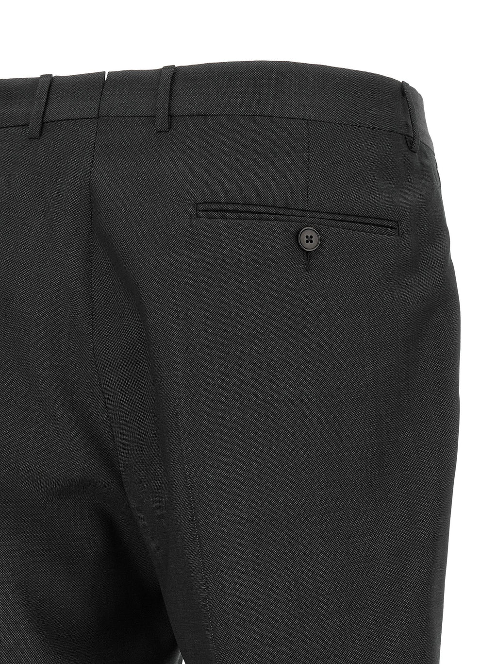 ZEGNA Gray Wool Two-Piece Suit