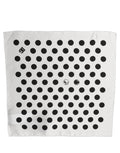 Dolce & Gabbana White Black Polka Dot Square Foulard Scarf