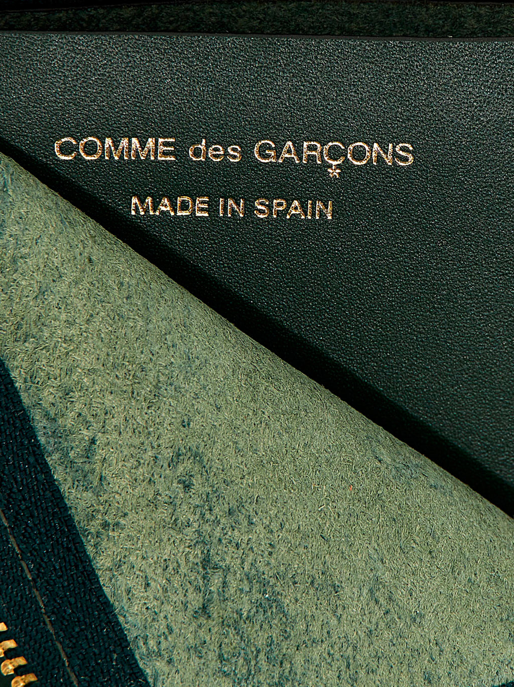 Comme Des Garçons Bicolor Calfskin Cardholder
