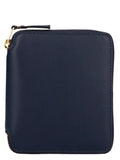 Comme Des Garçons Blue Calfskin Wallet