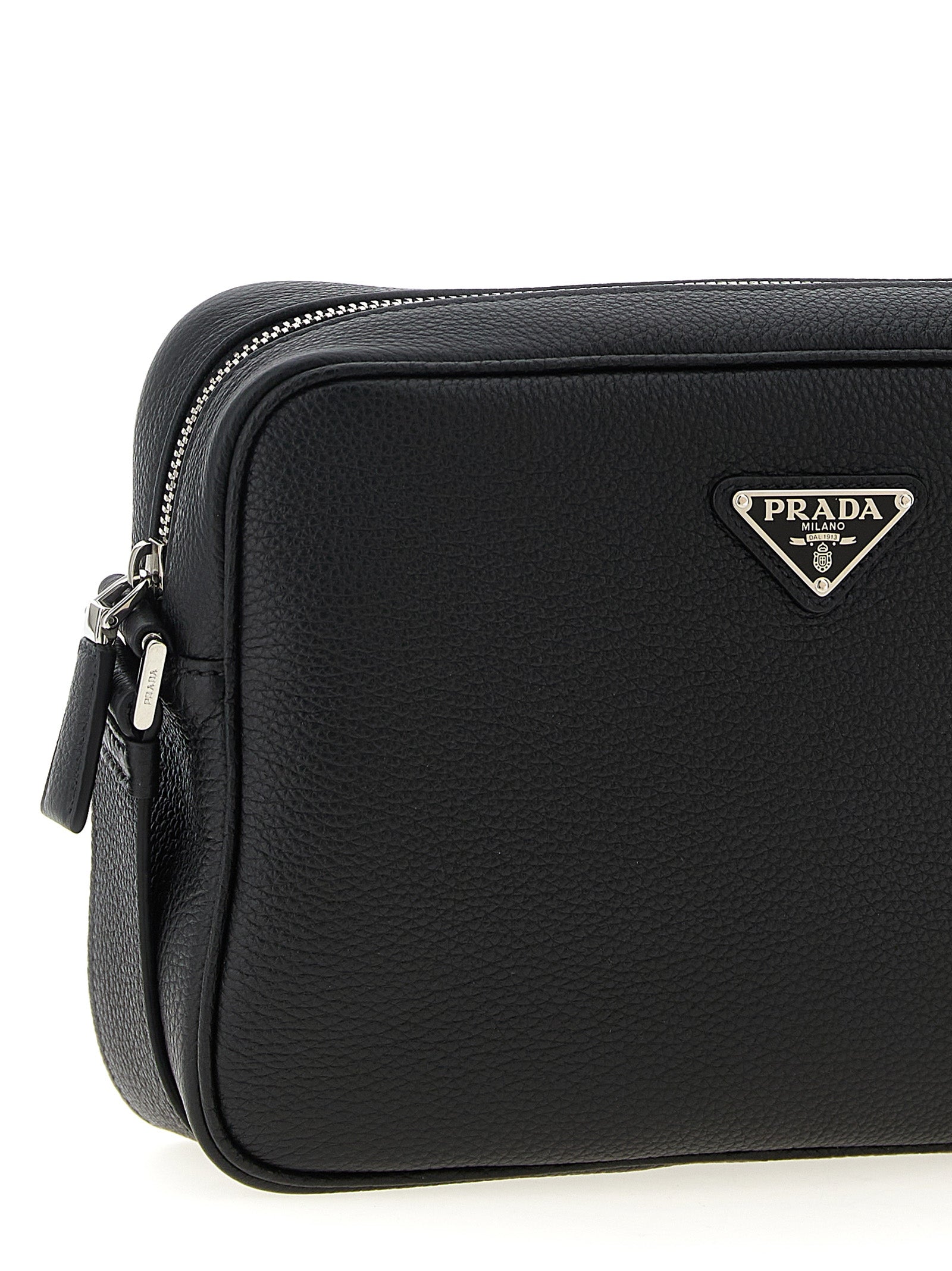 Prada Black Calfskin Crossbody Bag