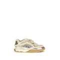 PINKO Silver Calf Leather Bos Taurus Chunky Sneakers