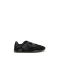 PINKO Black Suede Leather Athletic Sneakers