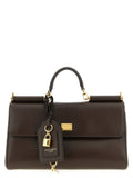 Dolce & Gabbana Brown Calfskin Crossbody Bag