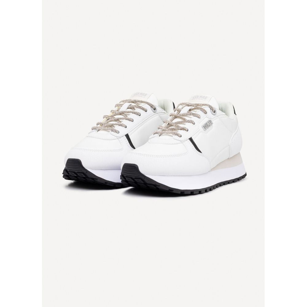 Colmar Black And White Polyethylene Athletic Sneakers