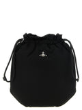 Vivienne Westwood Black Polyester Clutch Bag