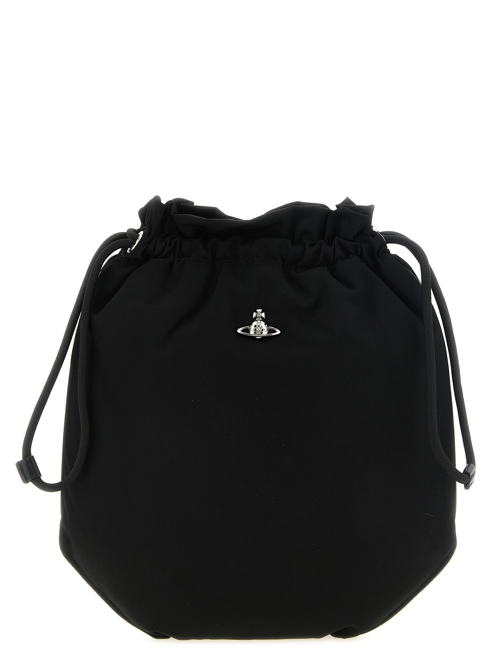 Vivienne Westwood Black Polyester Clutch Bag