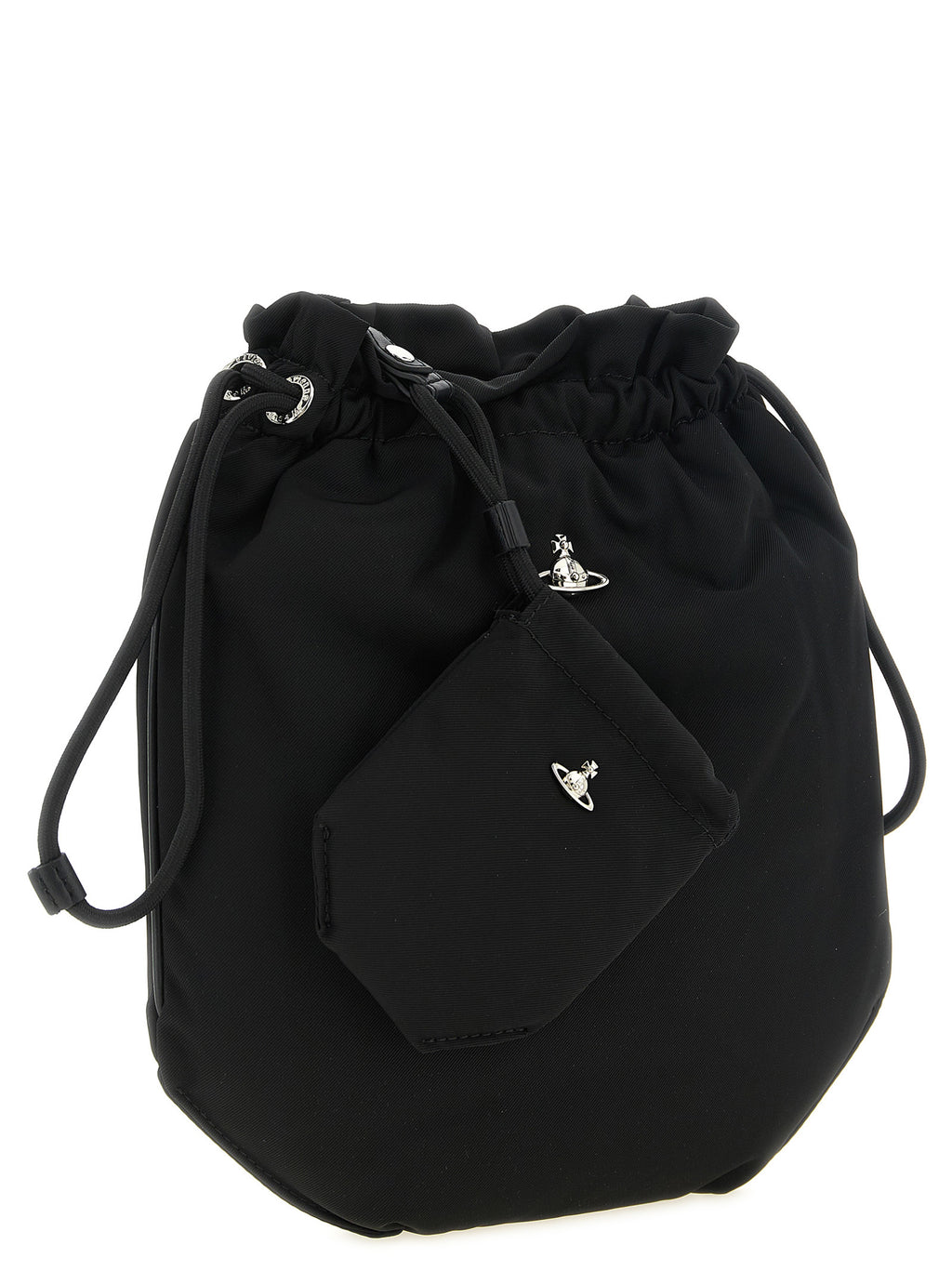 Vivienne Westwood Black Polyester Clutch Bag
