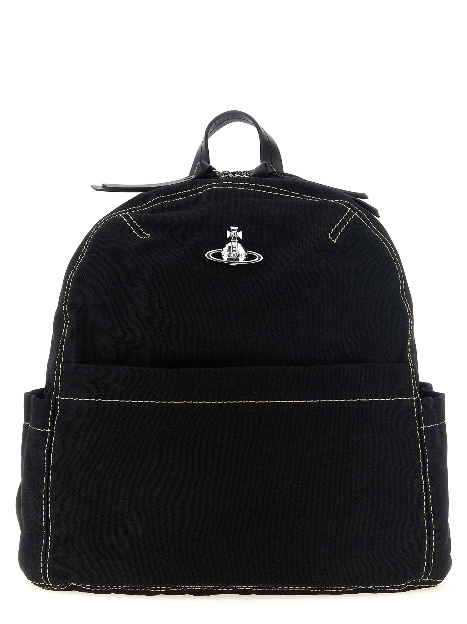 Vivienne Westwood Black Cotton Backpack