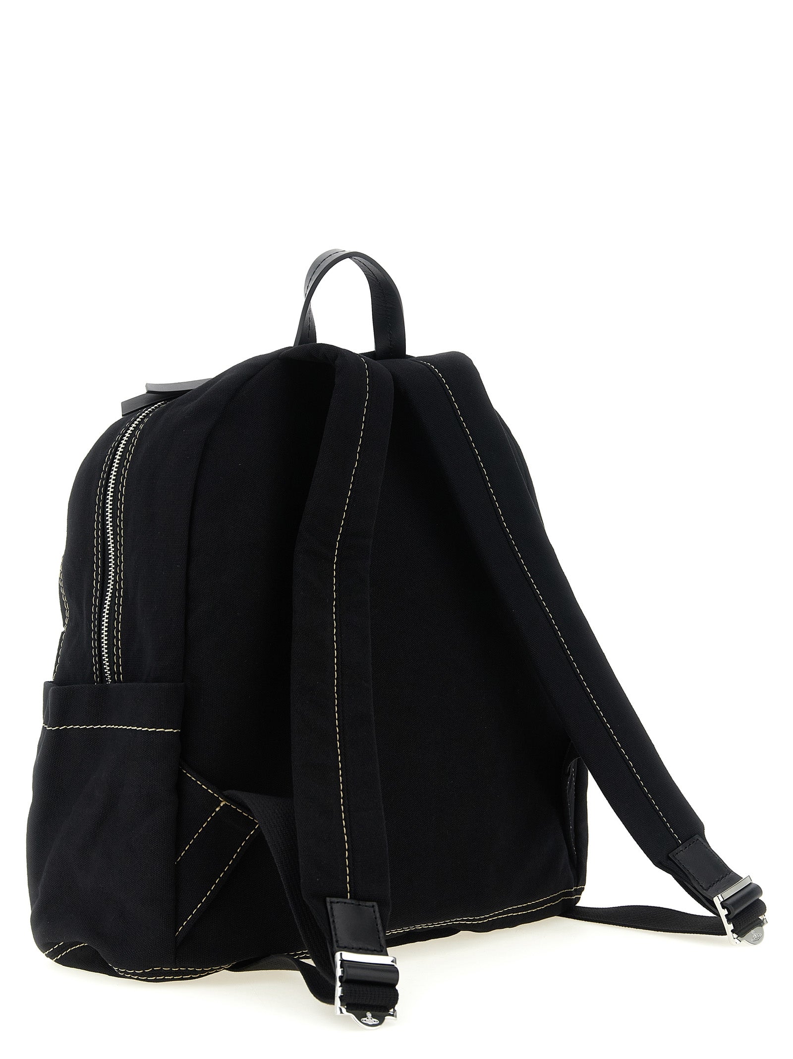 Vivienne Westwood Black Cotton Backpack