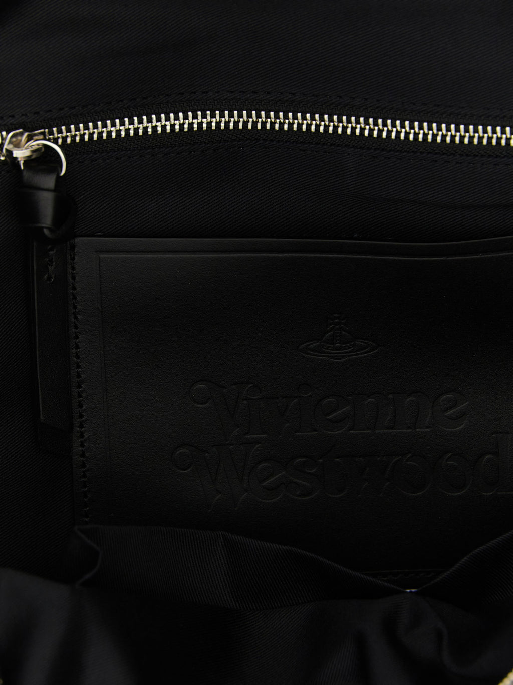 Vivienne Westwood Black Cotton Backpack