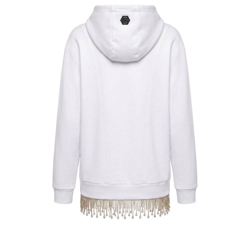 Philipp Plein White Cotton Women's Sweatshirt