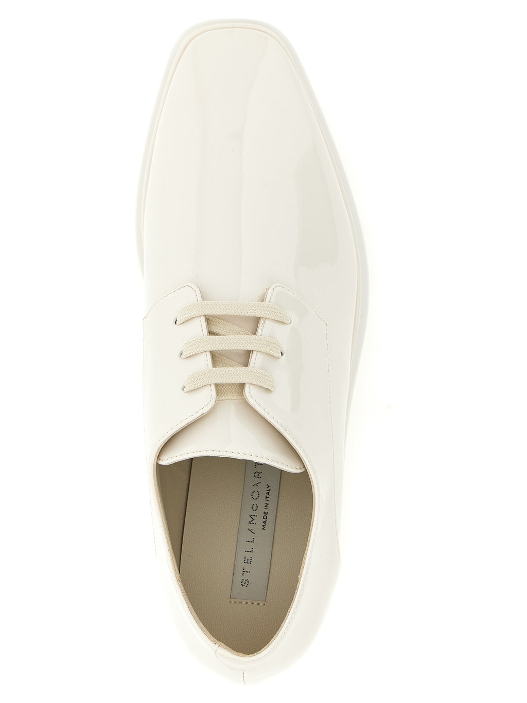 Stella McCartney White Polyethylene Wedge Sandals