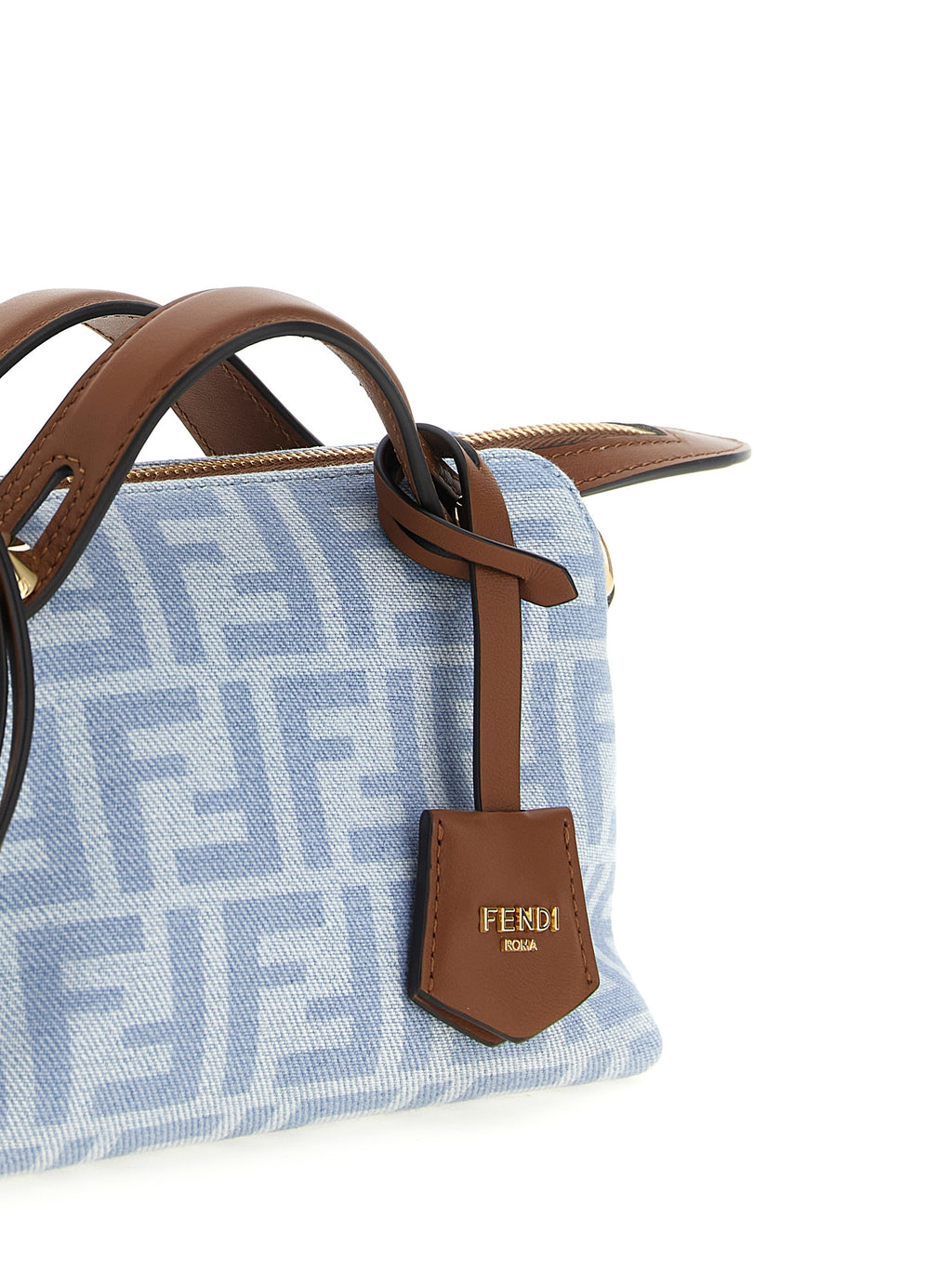 Fendi Blue Cotton Handbag