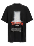 Balenciaga Black Cotton T-Shirt