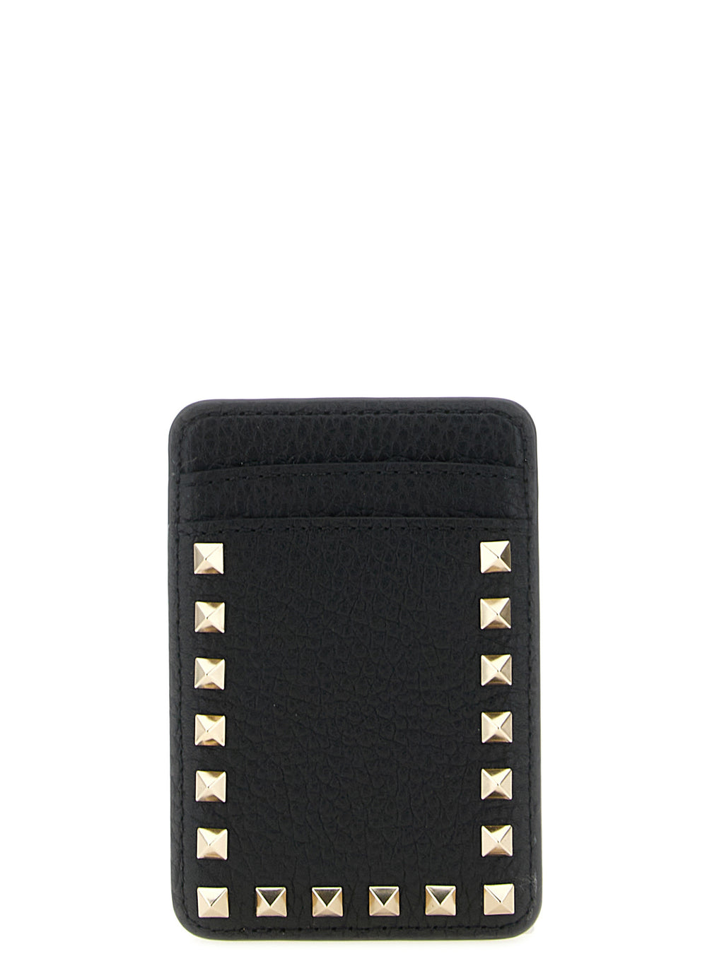 Valentino Garavani Black Calfskin Cardholder