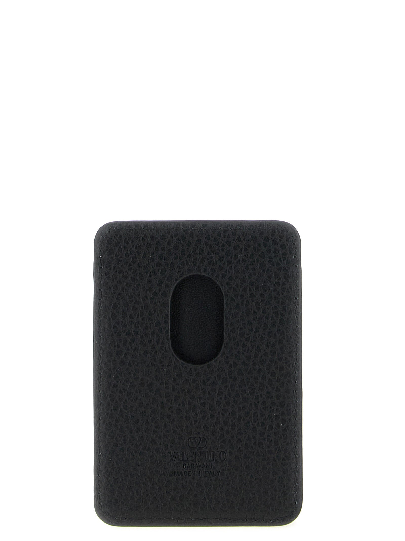 Valentino Garavani Black Calfskin Cardholder