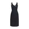 Versace Black Wool Oves Aries Casual Dress