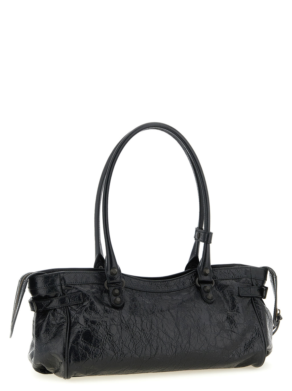 Balenciaga Black Lamb Leather Shoulder Bag