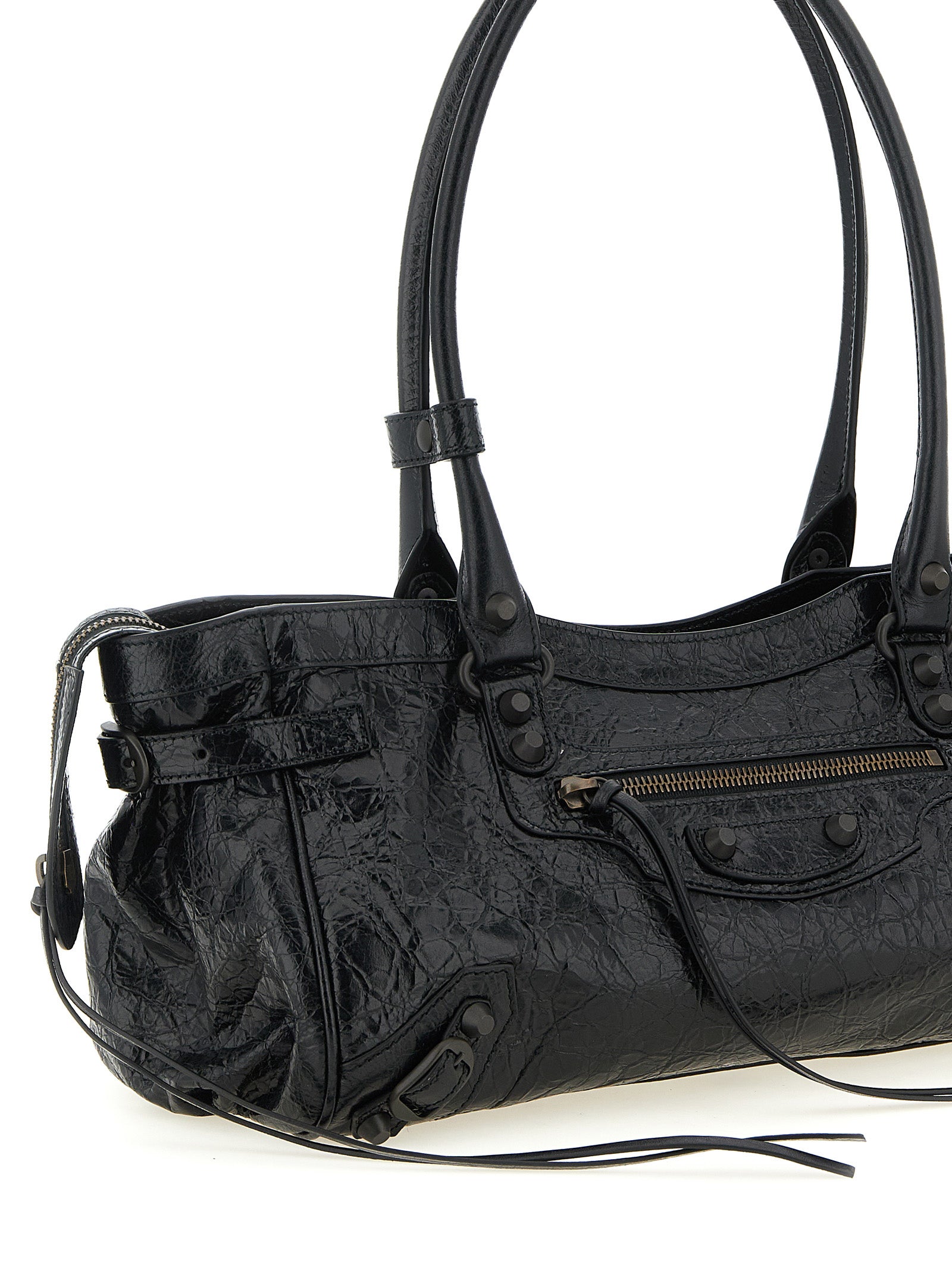 Balenciaga Black Lamb Leather Shoulder Bag