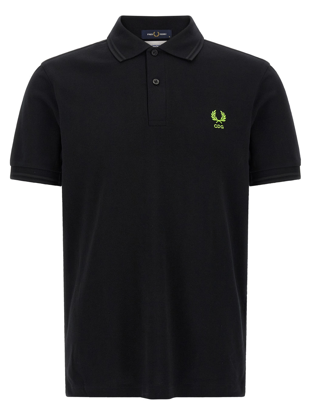 Comme Des Garçons Bicolor Cotton Polo Shirt