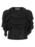 Comme Des Garçons Black Polyester Pattern Shirt