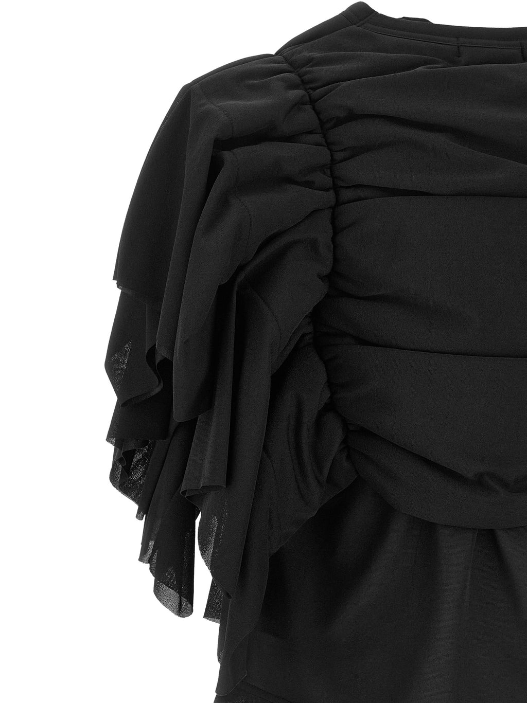 Comme Des Garçons Black Polyester Pattern Shirt