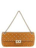 Valentino Garavani Orange Goatskin Shoulder Bag