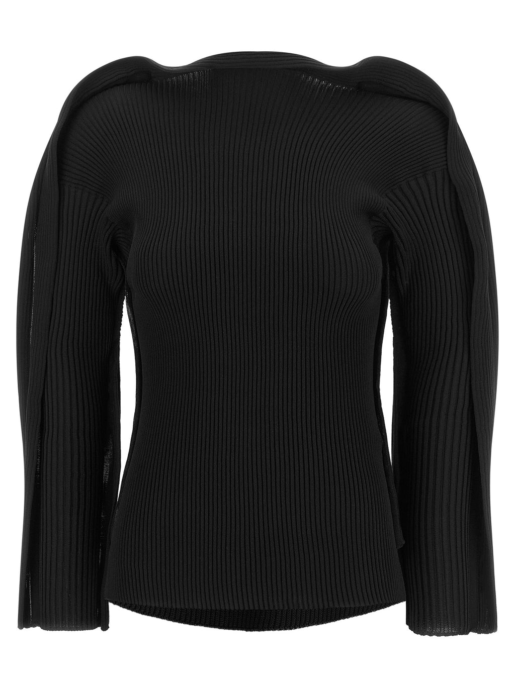 Issey Miyake Black Polyester Cardigan