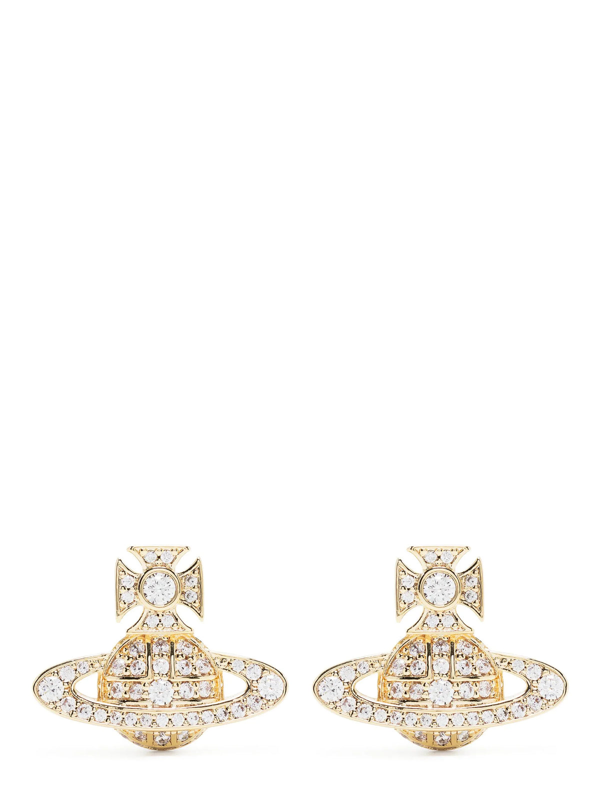Vivienne Westwood Gold Brass Earrings