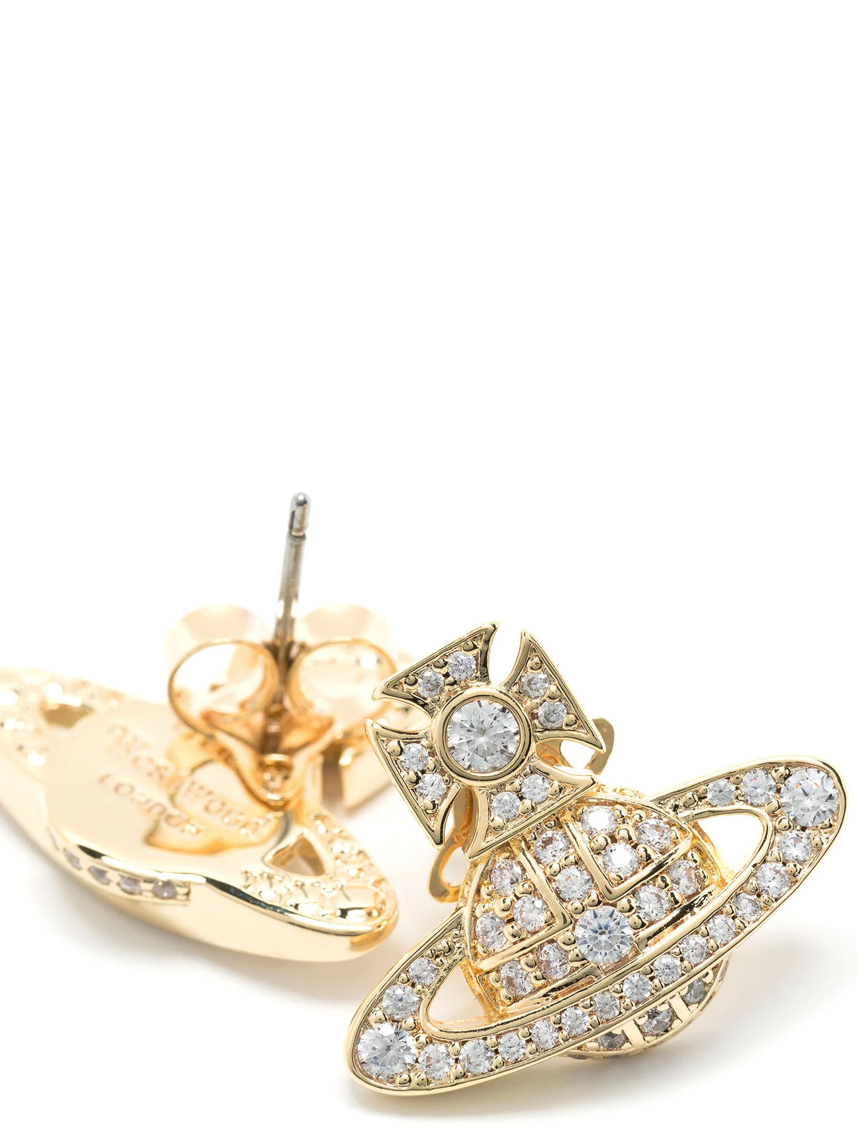 Vivienne Westwood Gold Brass Earrings