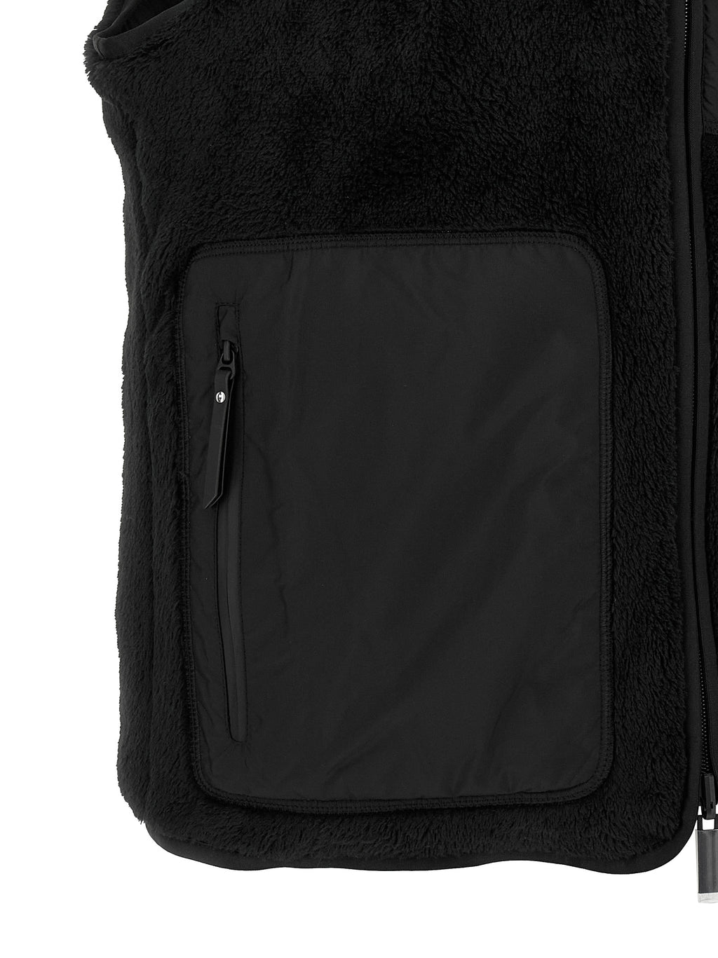 Moncler Black Polyester Sleeveless Jacket
