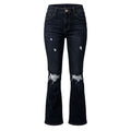 Philipp Plein Blue Cotton Women Jeans