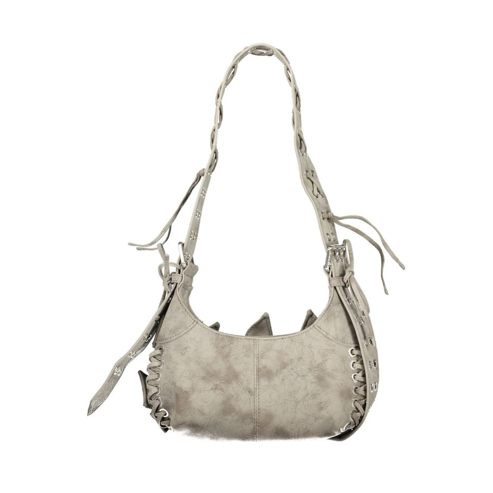 Desigual Grigio Poliuretano Donna Borsa