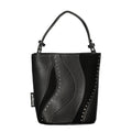 Desigual Nero Poliuretano Women's Bag with Shoulder Strap and Internal Pocket