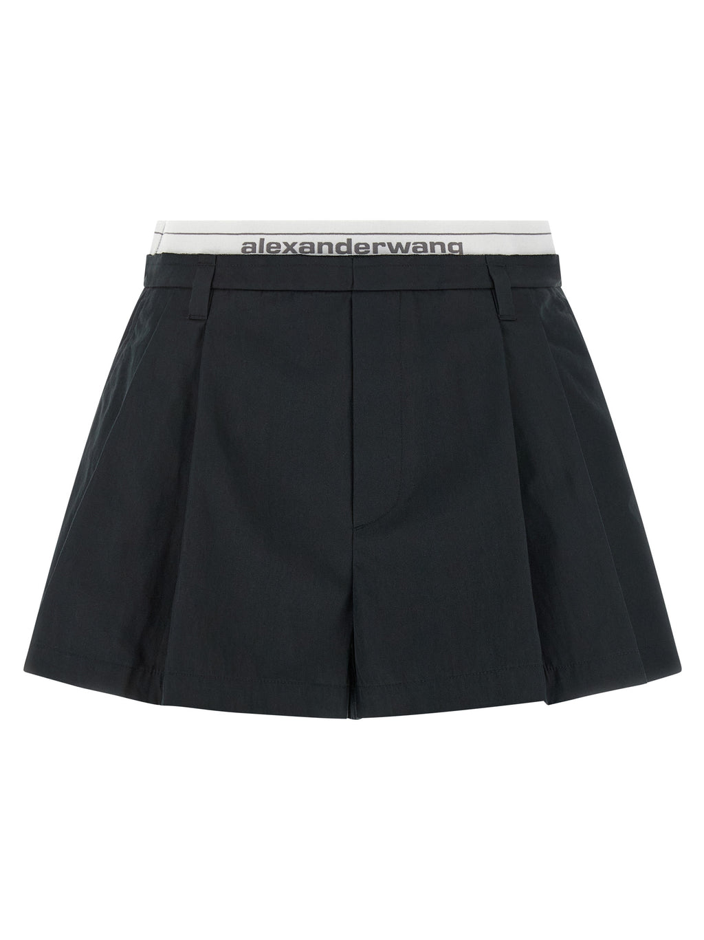 Alexander Wang Black Cotton Bermuda Shorts