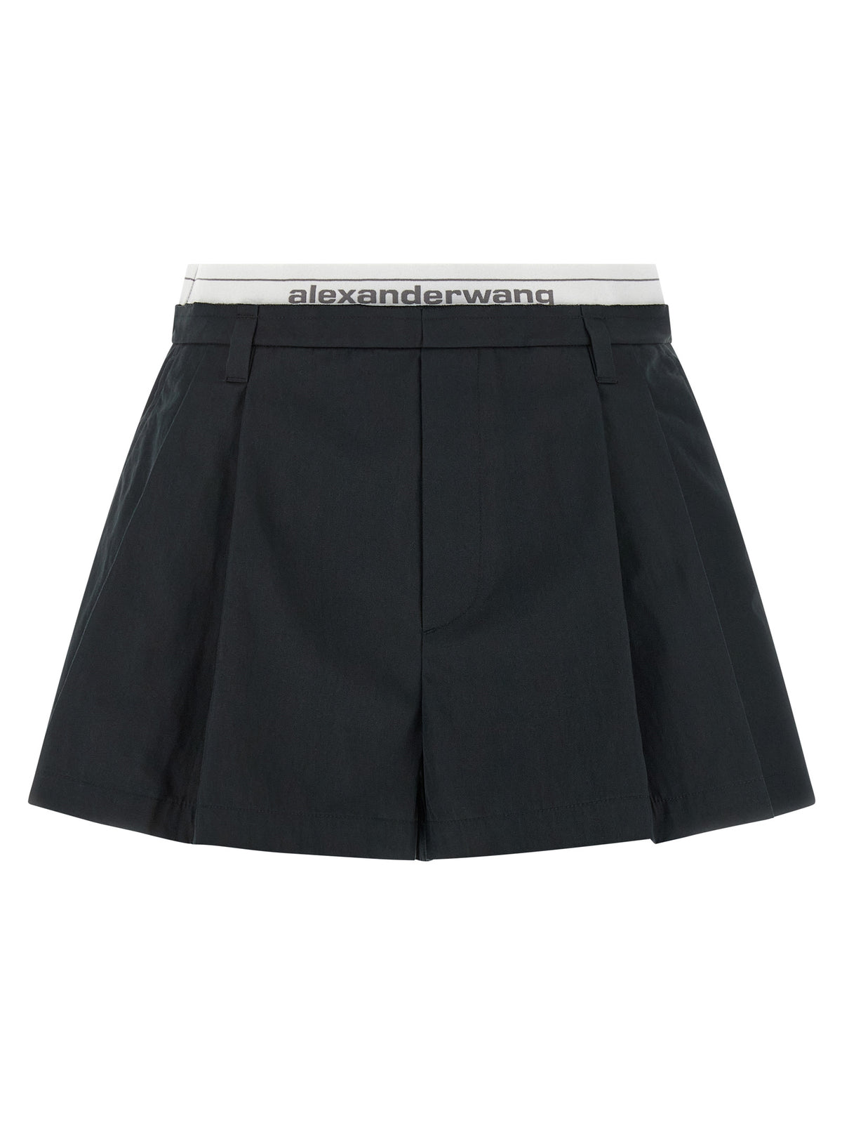Alexander Wang Black Cotton Bermuda Shorts
