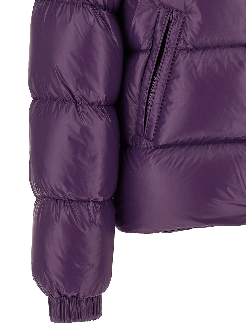 Moncler Purple Polyamide Shell Jacket
