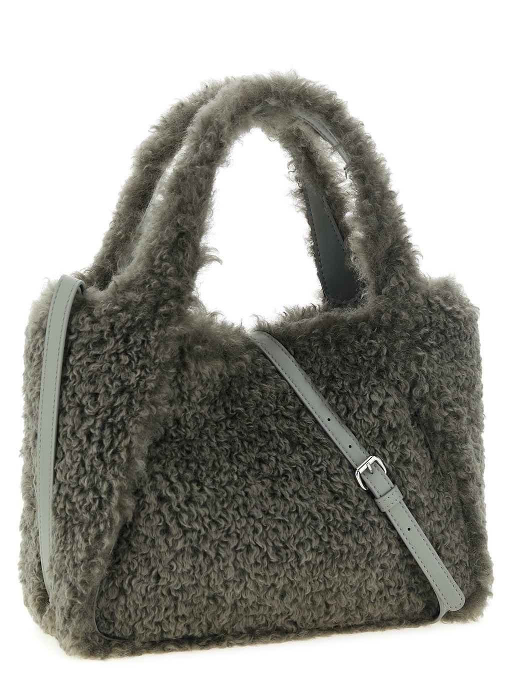Stella McCartney Gray Polyester Tote Bag