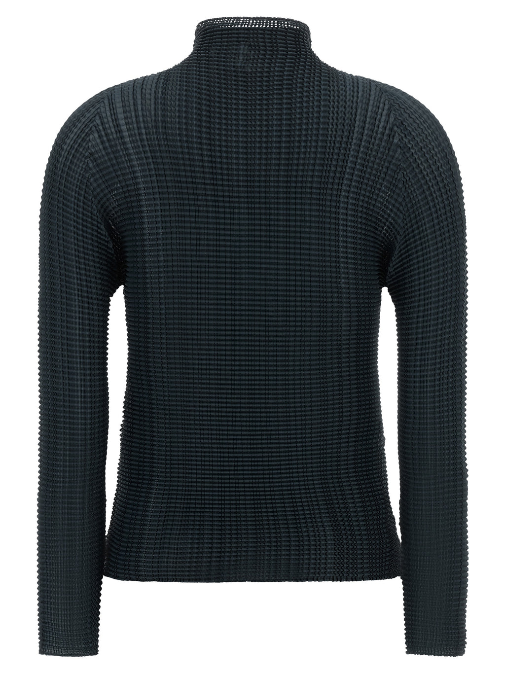 Issey Miyake Blue Polyester Cardigan