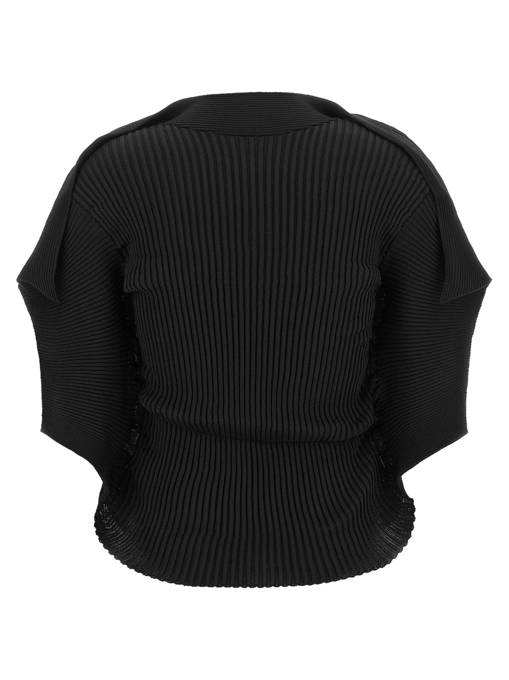 Issey Miyake Black Polyester Blouse