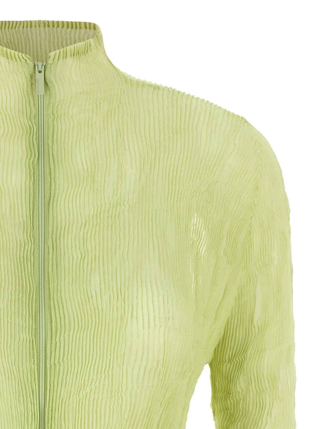 Issey Miyake Bicolor Polyester Cardigan