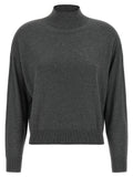Peserico Gray Virgin Wool Cardigan